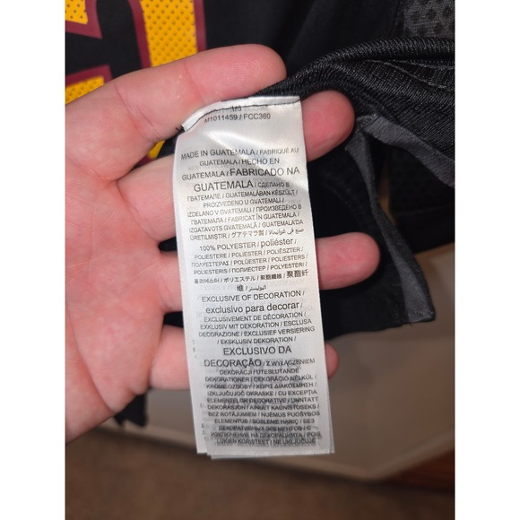 Nike NFL Washington Commanders Jayden Daniels Black Camo Jersey Mens Size L - Picture 7 of 7